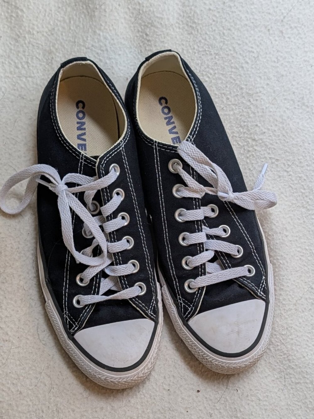 Converse Chuck Taylor All Star Black Low Top Sneakers 8.5